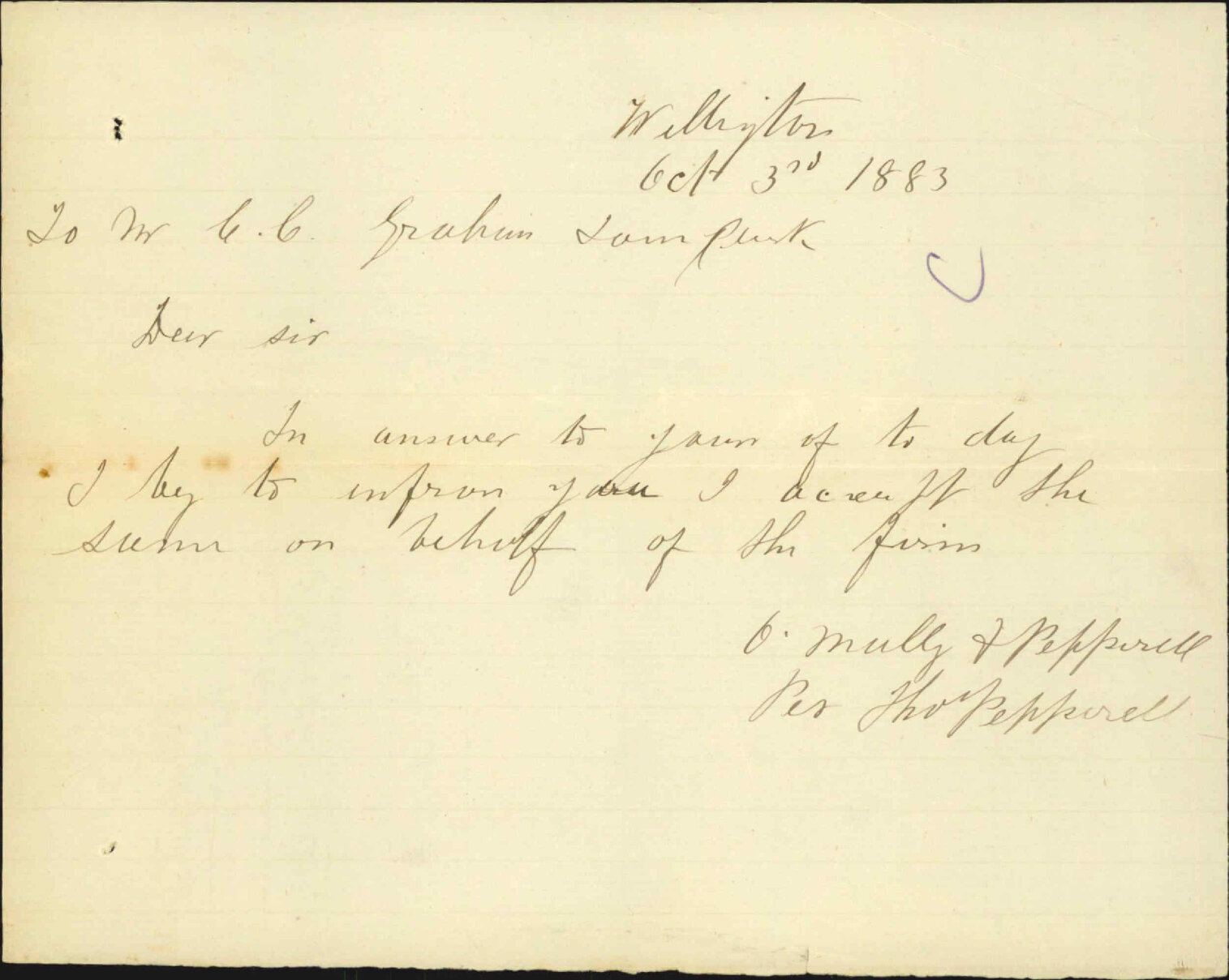 Agreeing to modified terms for deposit of securities with the Bank of New Zealand - O'Malley &amp; Pepperell
