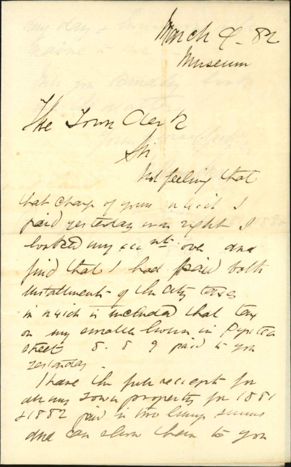 Alleged over payment for rates - William S Rey