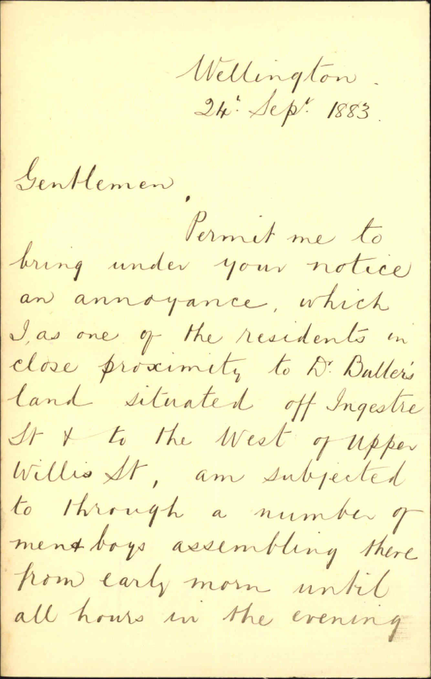Complaint, unfenced section, Bullers paddock - R Evatt