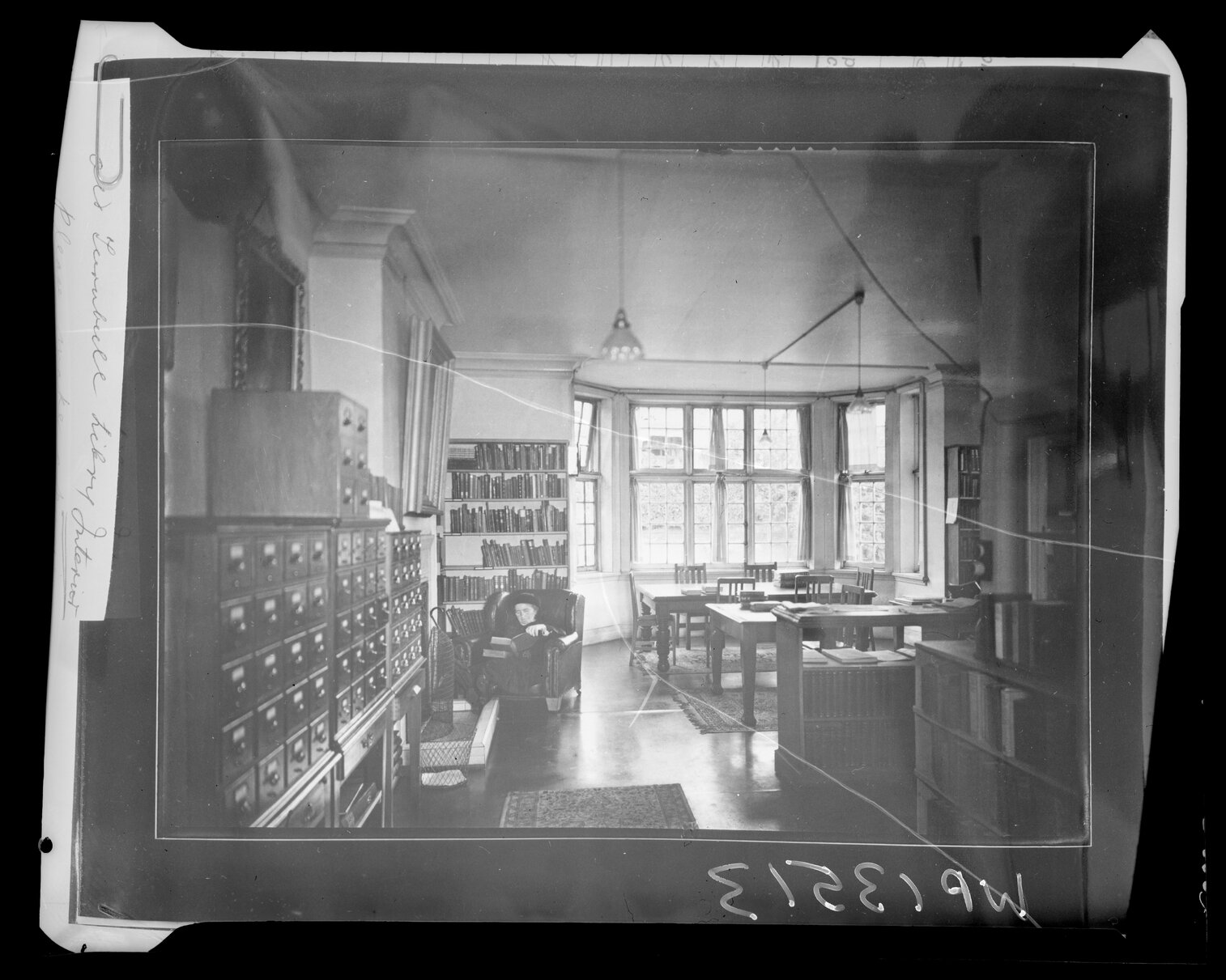Interior of the reading room, Turnbull House, Bowen Street
