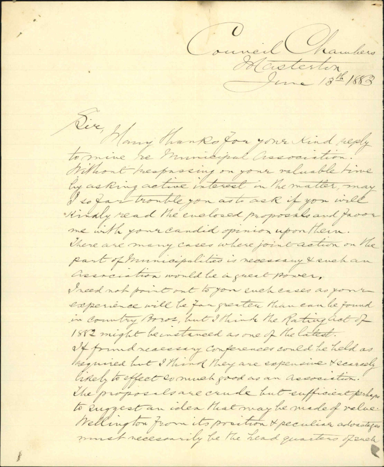 Municipal Association - Town Clerk Masterton