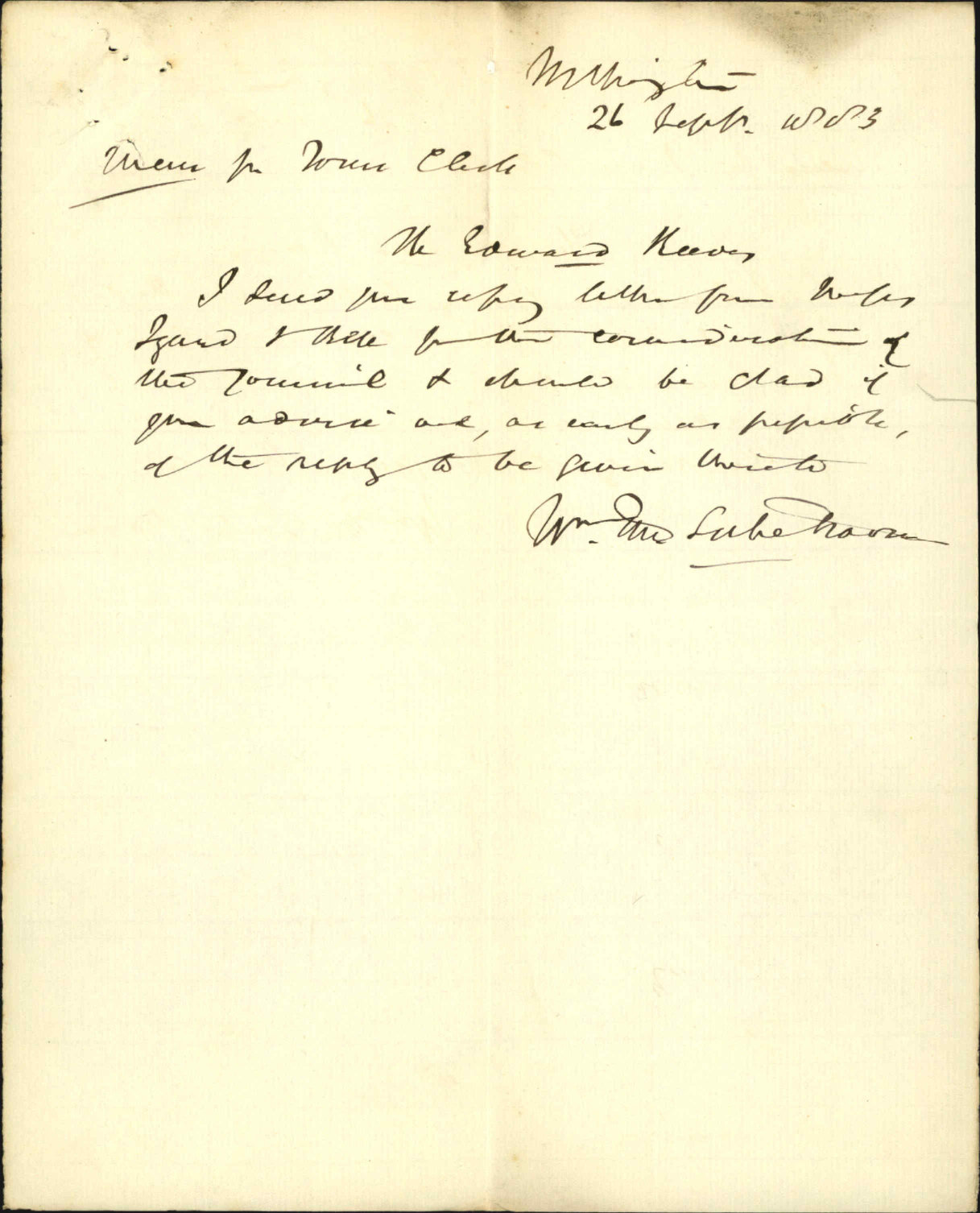 Forwarding communication from Izard &amp; Bell regarding Edward Reeves and the Town Belt reserve