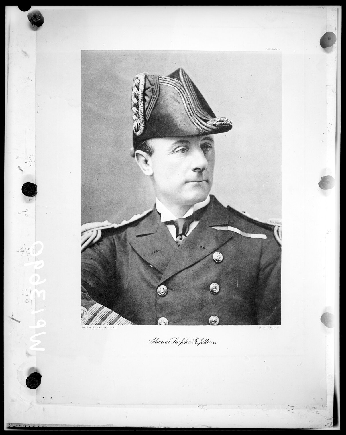 WW1 Engraving "Admiral Sir John R. Jellicoe"