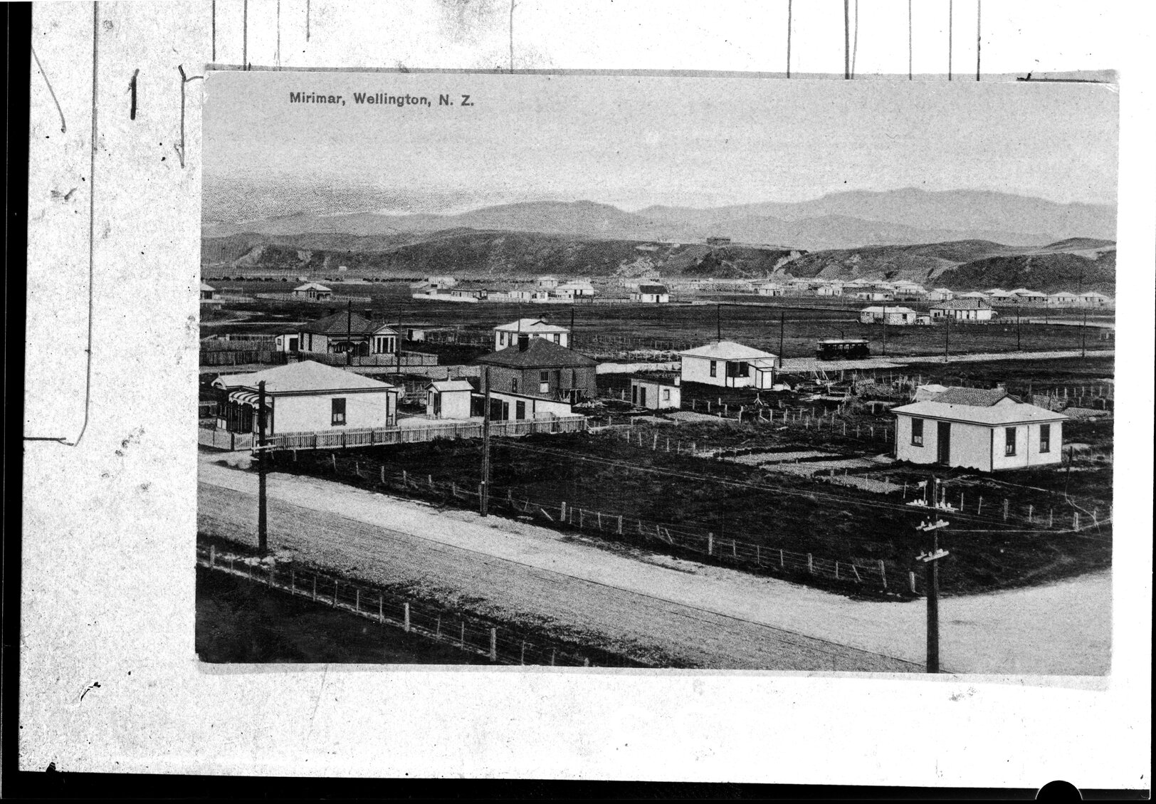 View of Miramar showing beginnings of residential development