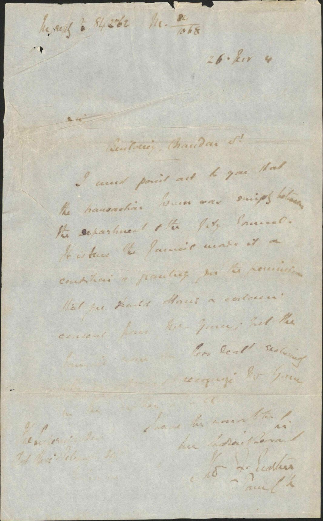 Further regarding removal of temporary office in Brandon Street - Post and Telegraph Department