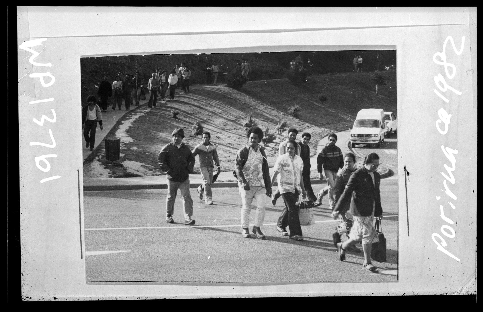 People crossing the road, Porirua