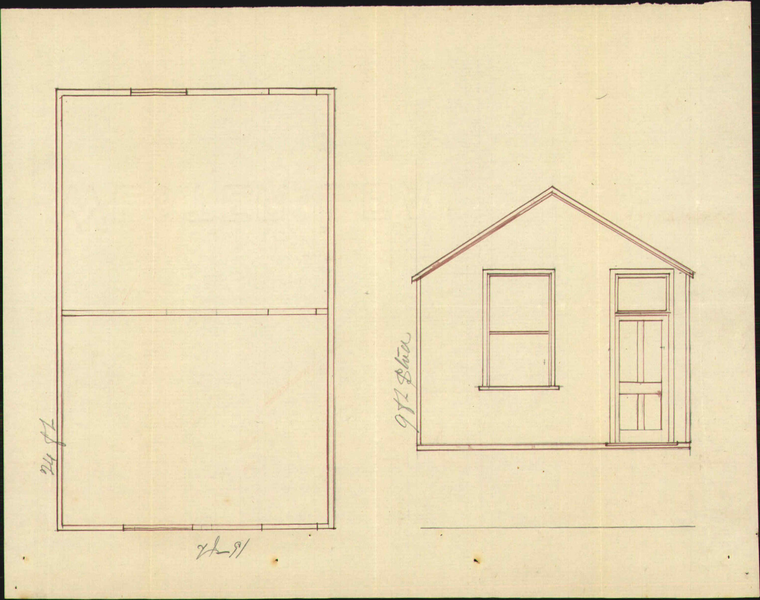 Asking leave to erect temporary shop - George Aldous