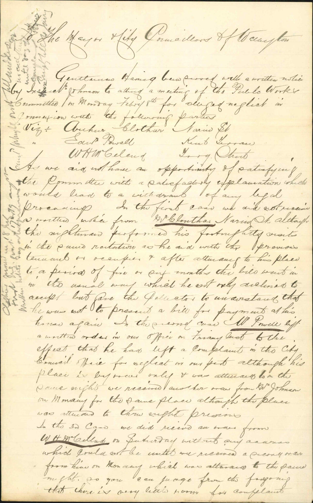Reply to complaints - Quill and Cronin