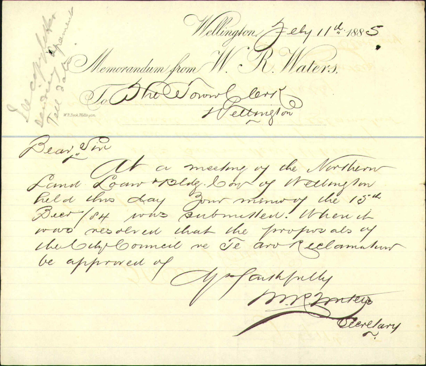 Te Aro Reclamation - Northern Land and Loan Company