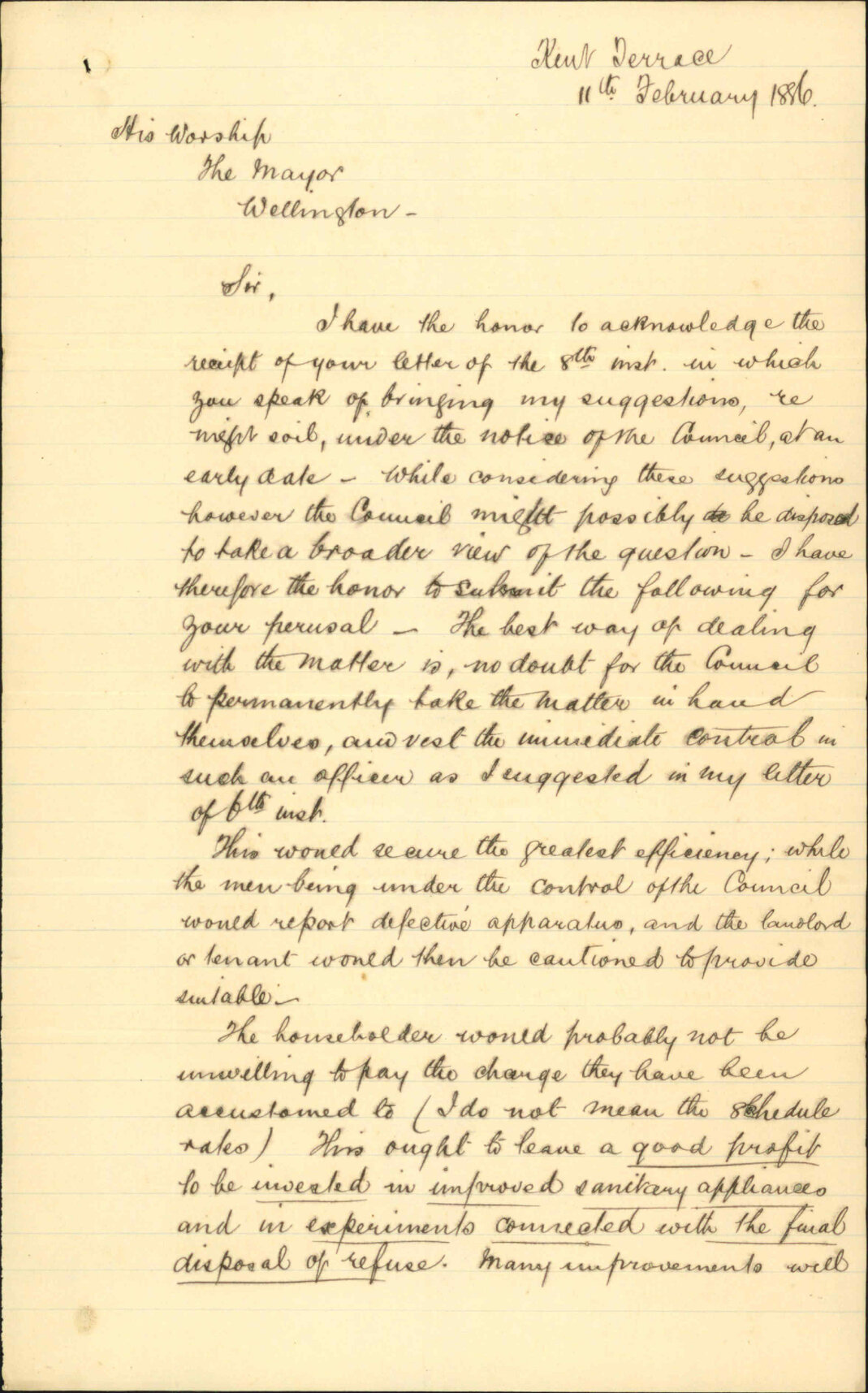 Further regarding removal of night soil - Edward Powell