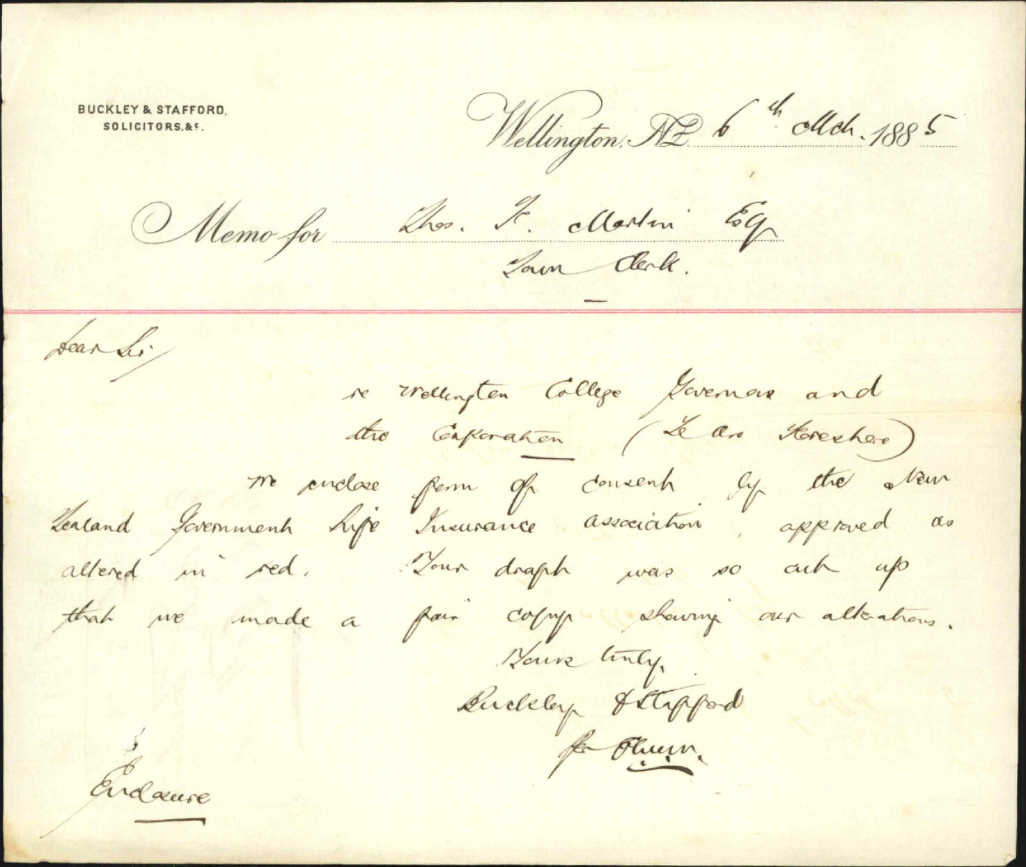 Te Aro Foreshore, Wellington College - Buckley &amp; Co