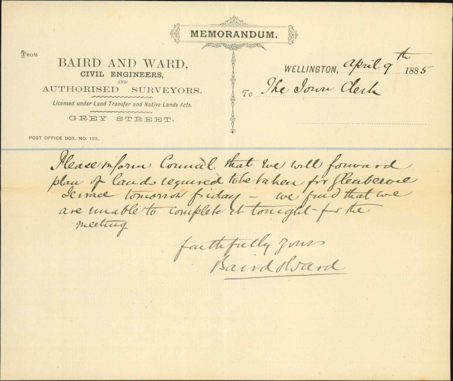 Plans Glenbervie Terrace - Baird and Ward