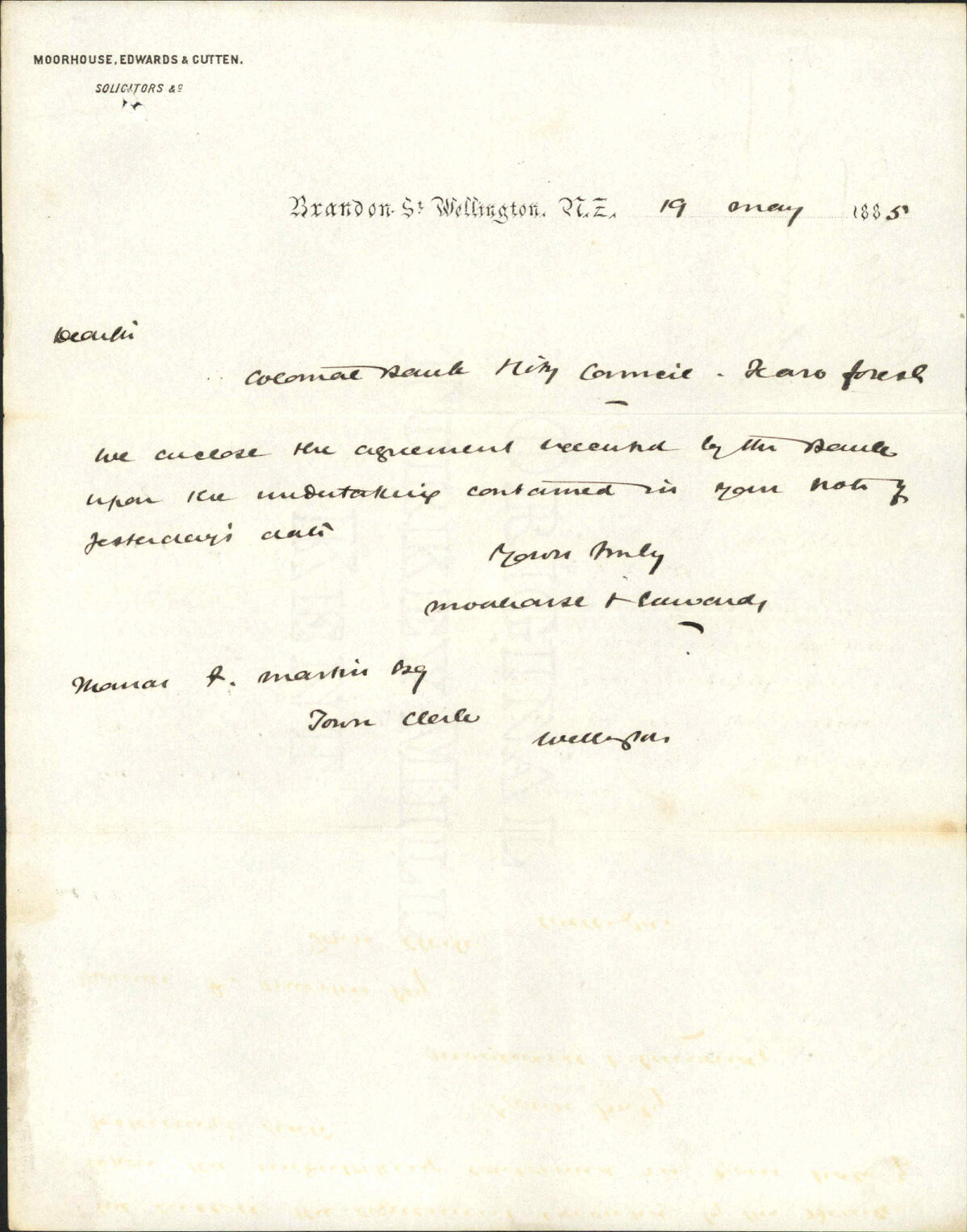 Te Aro Foreshore (Colonial Bank) - Moorhouse and Edwards