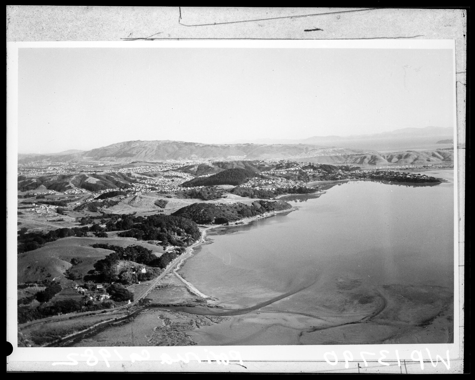 Aerial view of Whitby and Golden Gate, Porirua,