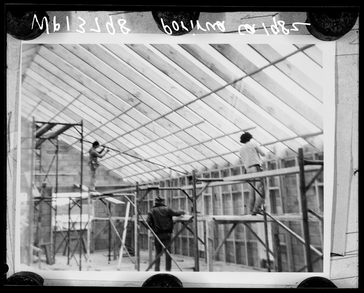 Construction, Interior of Marae, Porirua
