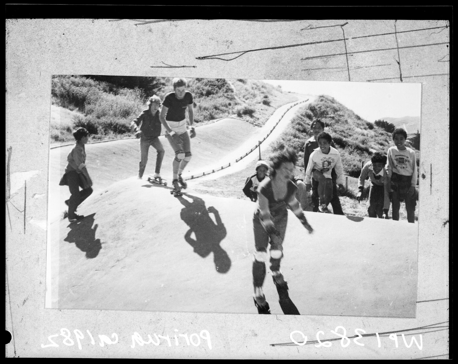 Skating in Skate Park, Porirua