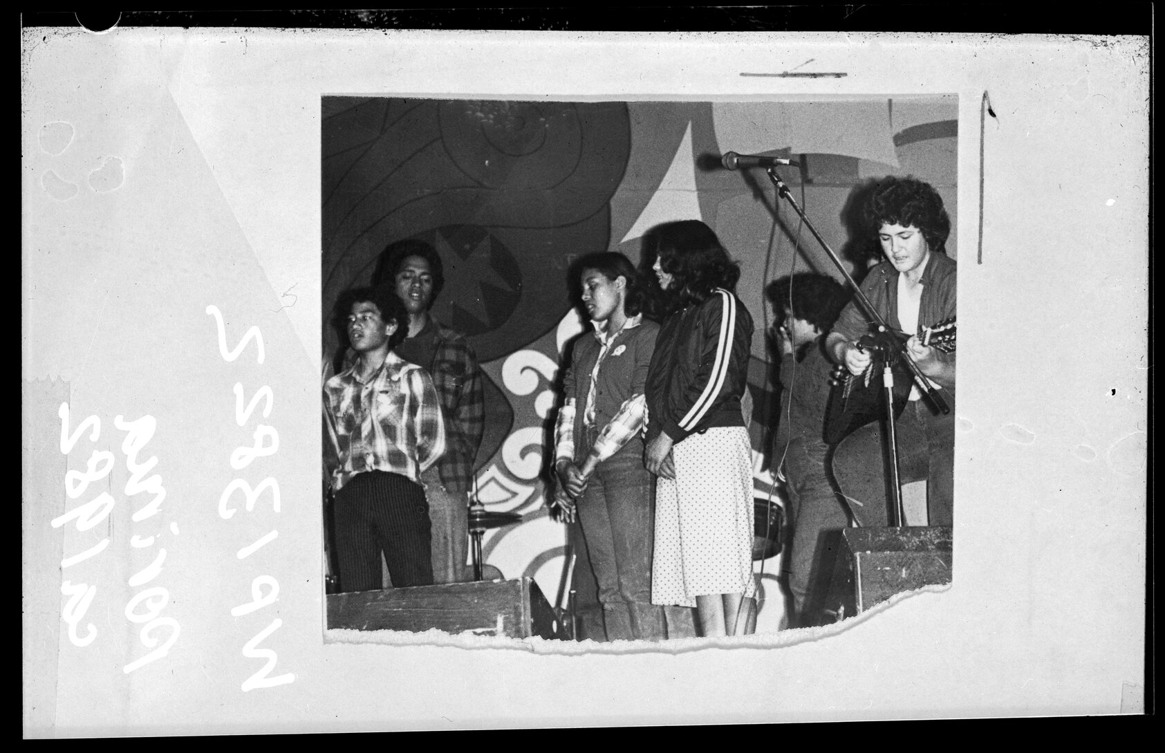 Group on Stage, singing, Porirua