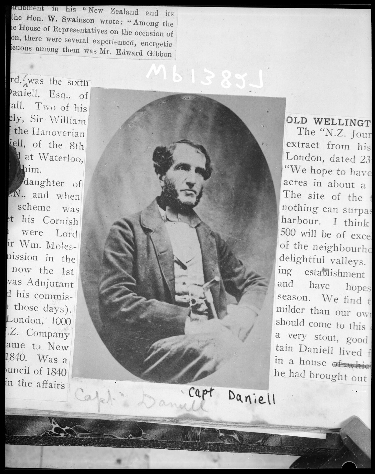 Portrait of Captain Daniell