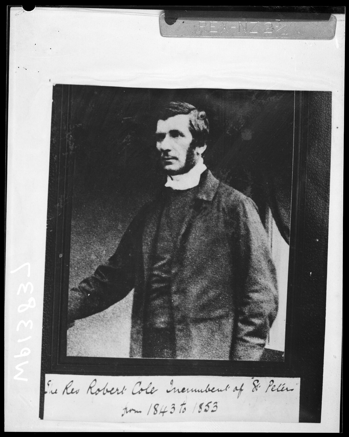 Portrait of Reverend Robert Cole