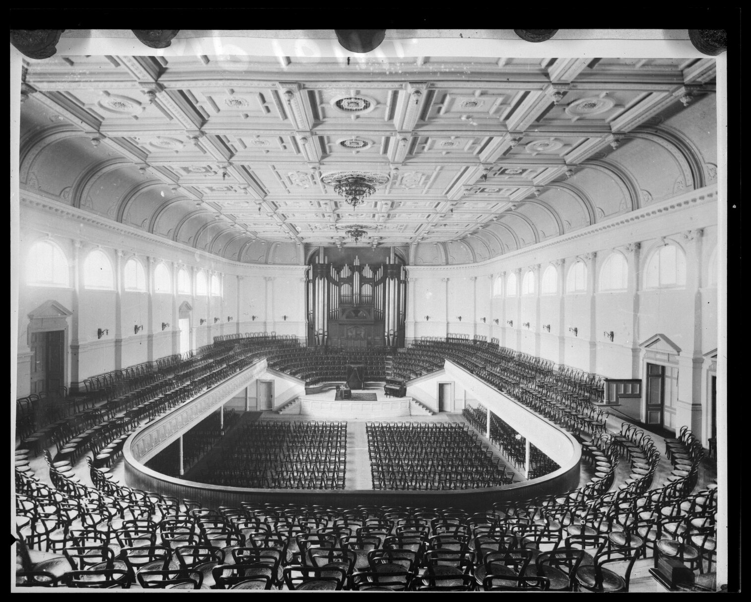 Interior of the main auditorium, Town Hall