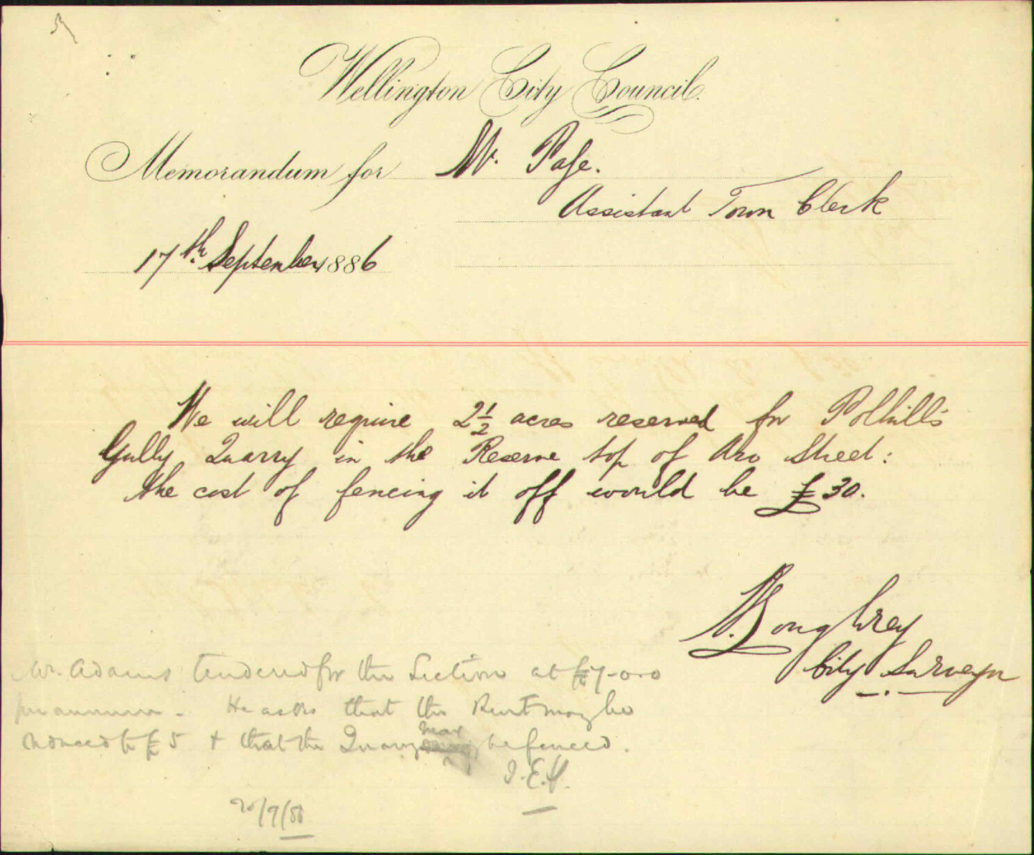Reserve at end of Aro Street - City Surveyor