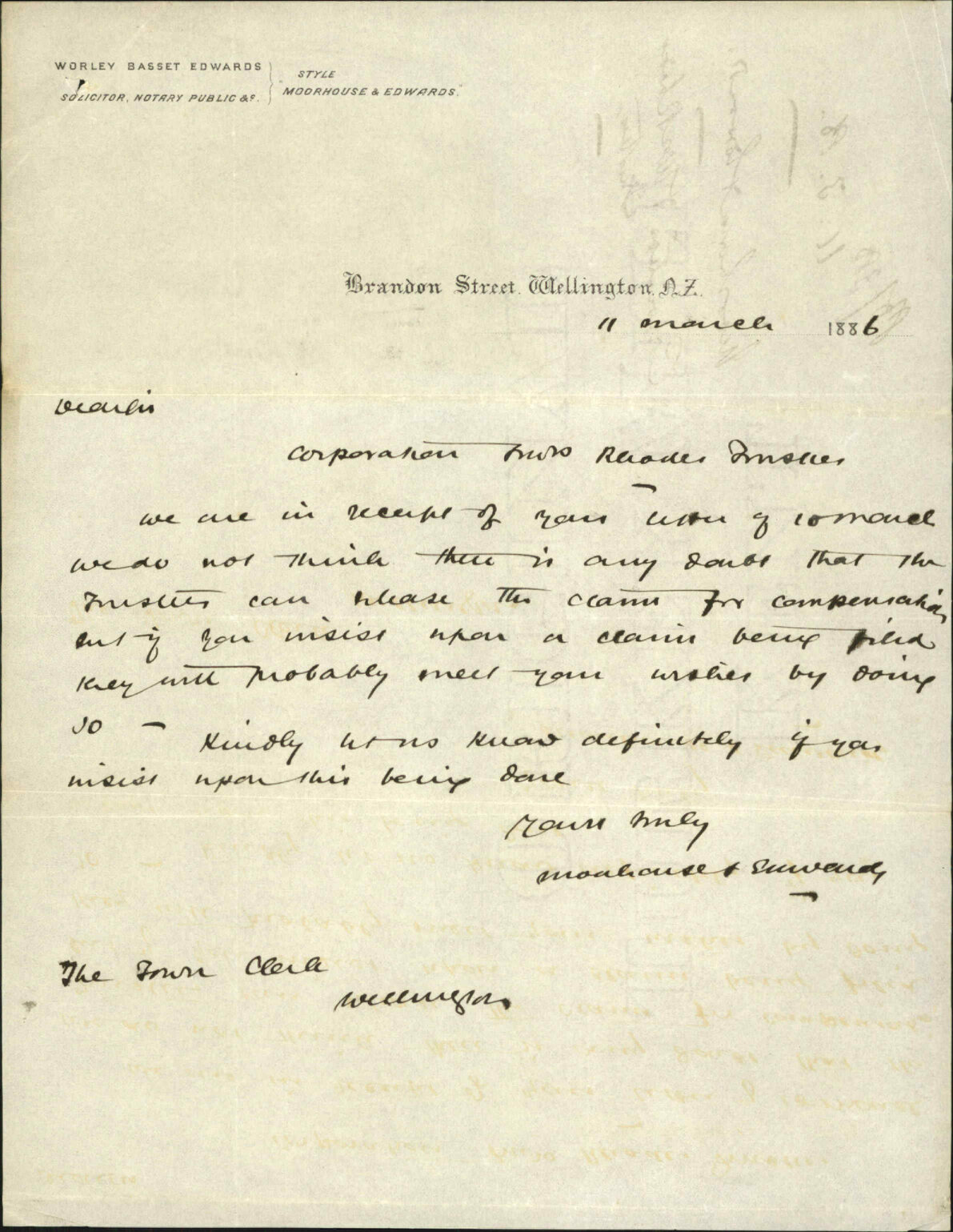 corporation and Rhodes Trustees - Moorhouse and Edwards