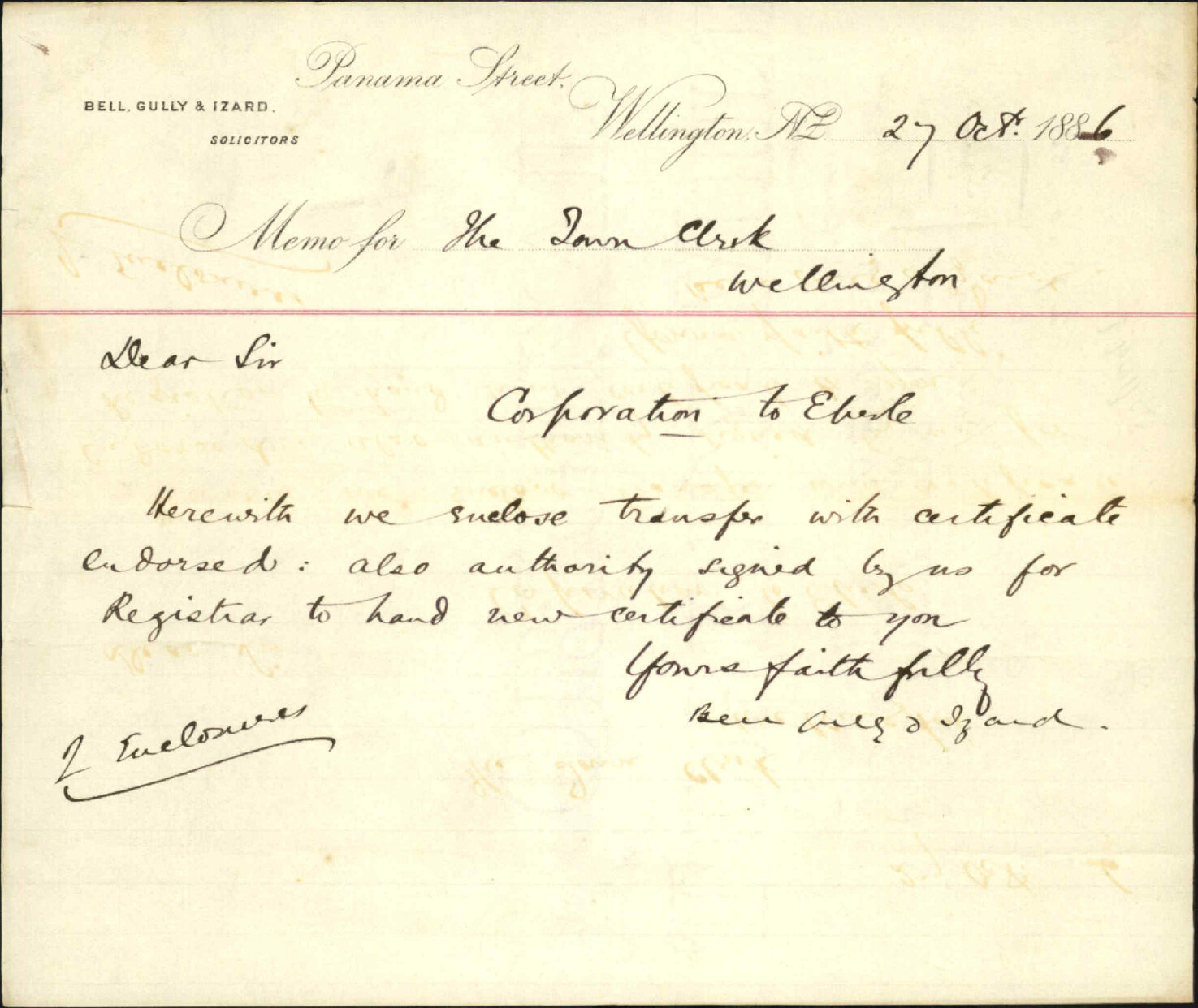 Corporation to Eberle, Te Aro Foreshore - Bell, Gully and Izard