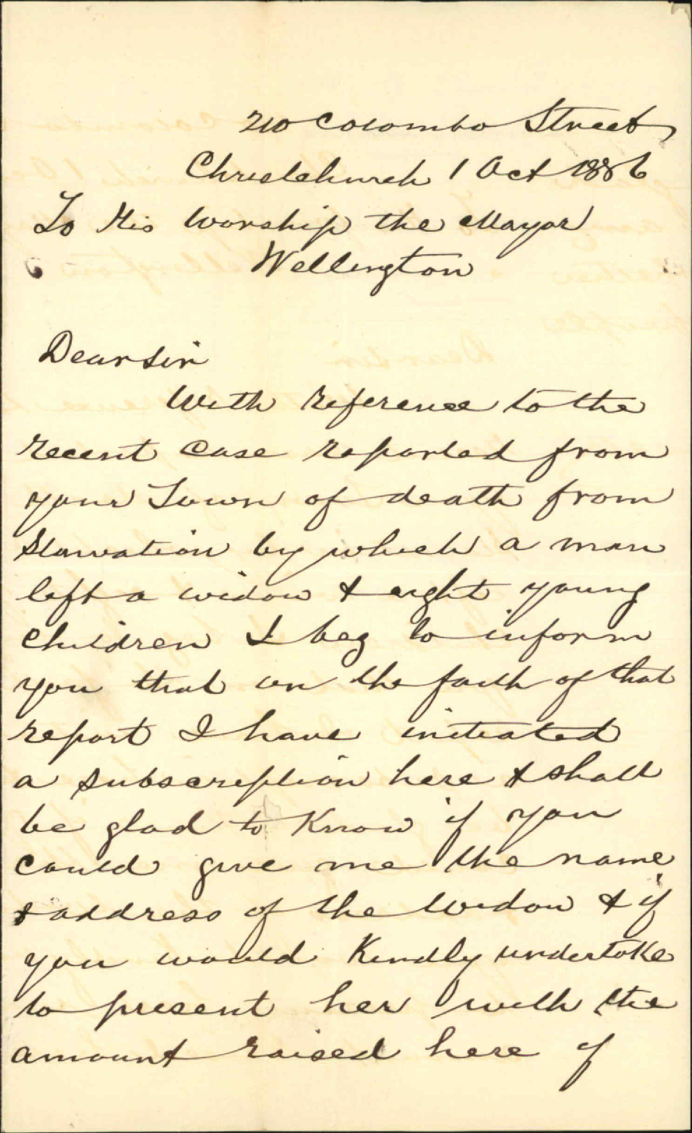 Proposed subscriptions for Ward Family - Stephen Powell