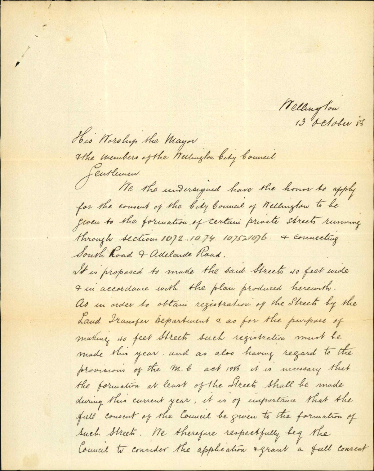 Private sheds through acres 1072 etc connecting South Road and Adelaide Road - W R E Brown and Edward Reeves