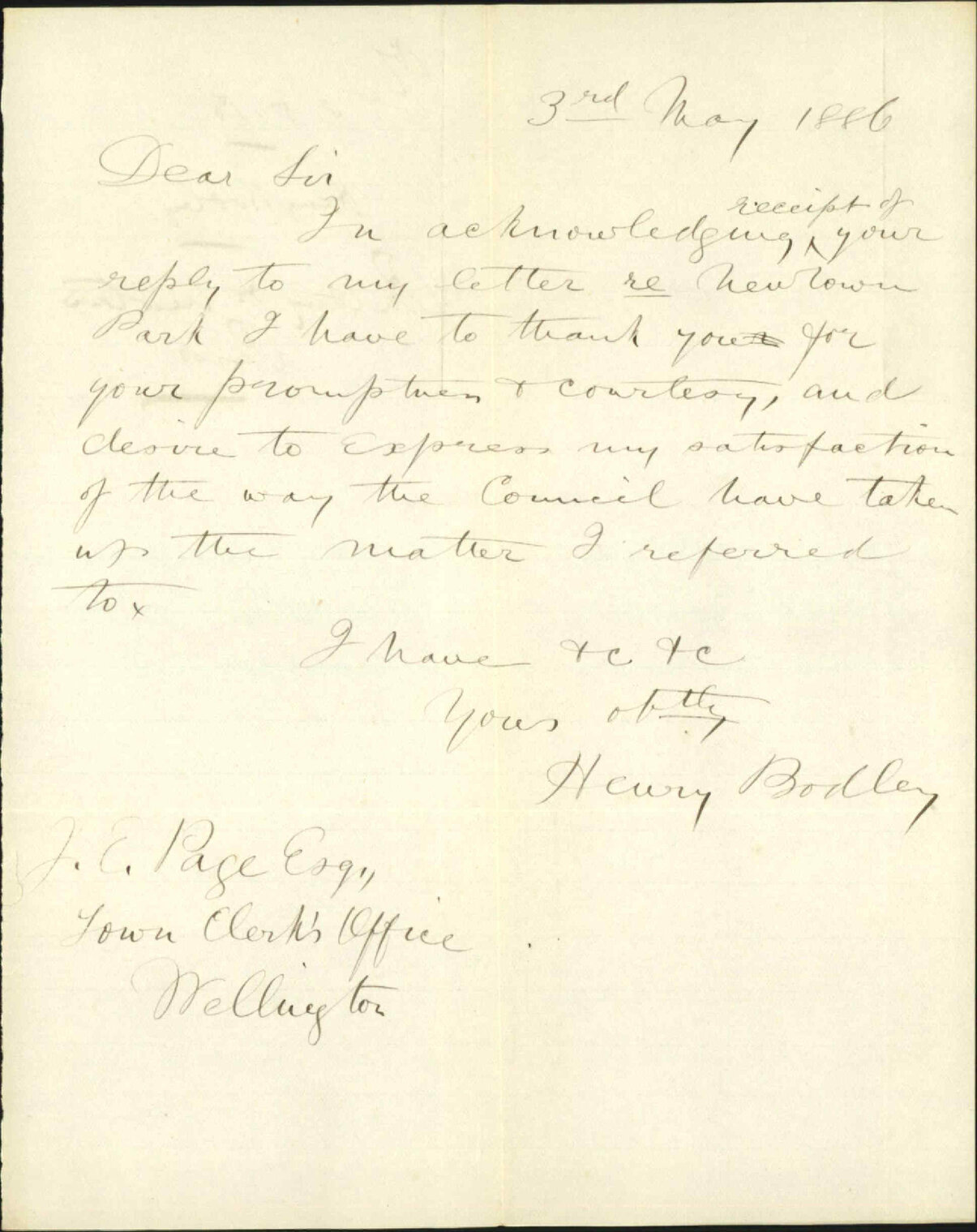 Bathing etc in Newtown Park - Henry Bodley