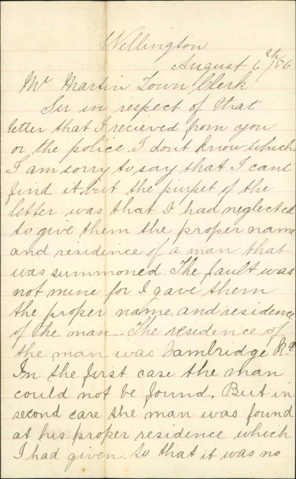 Poundage of cattle - James Dodds (Pound Keeper)