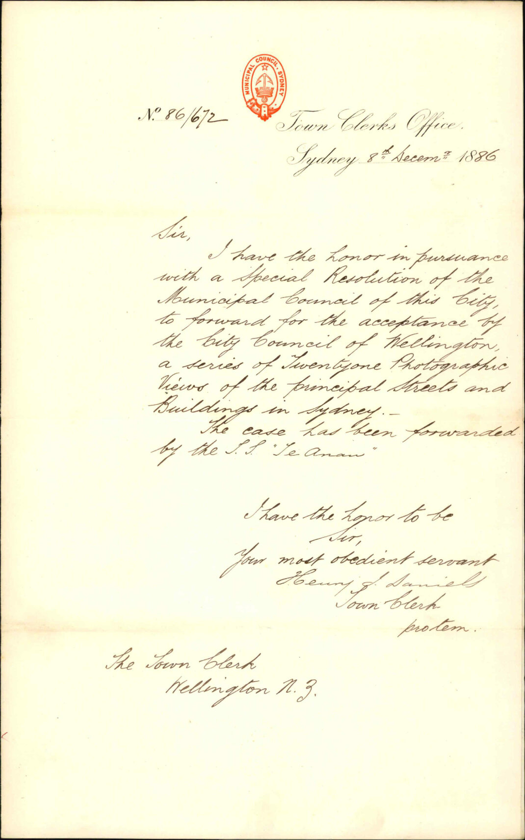 Photographic views of the city - Town Clerk Sydney