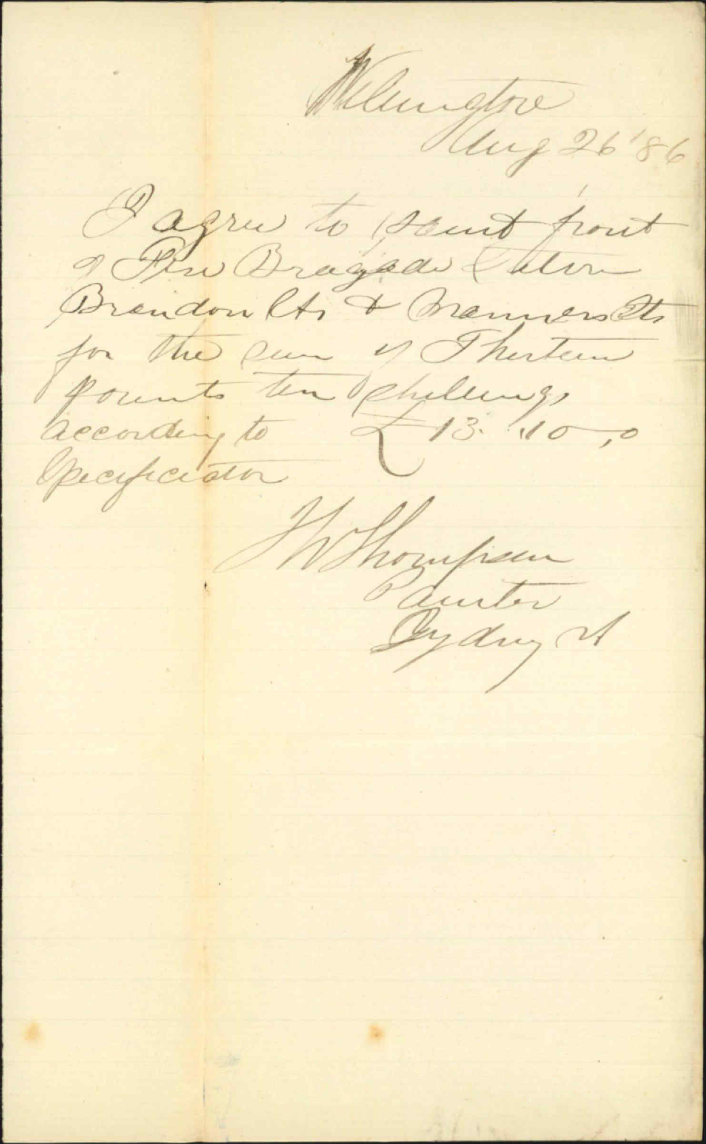 Tender for painting fire brigade stations - J W Thompson