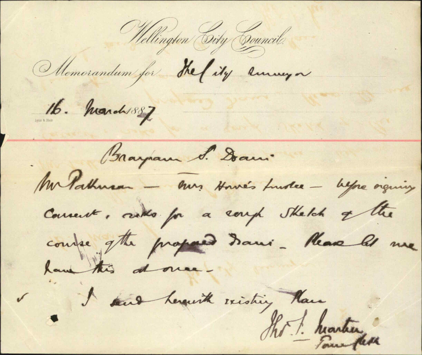 Drain, Brougham Street to Kent Terrace - City Surveyor