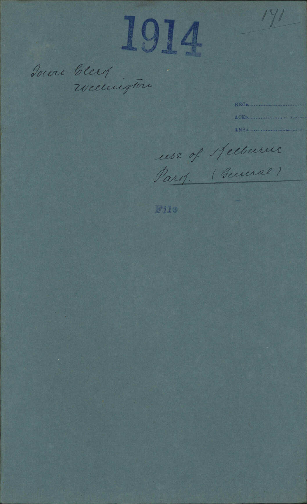 Use of Kelburne Park (General) - Town Clerk, Wellington
