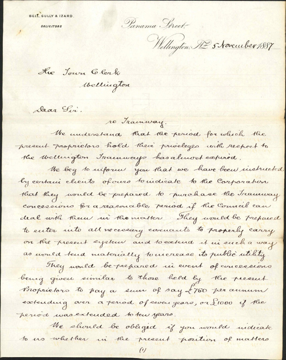 Offer regarding drainage - Bell, Gully &amp; Izard