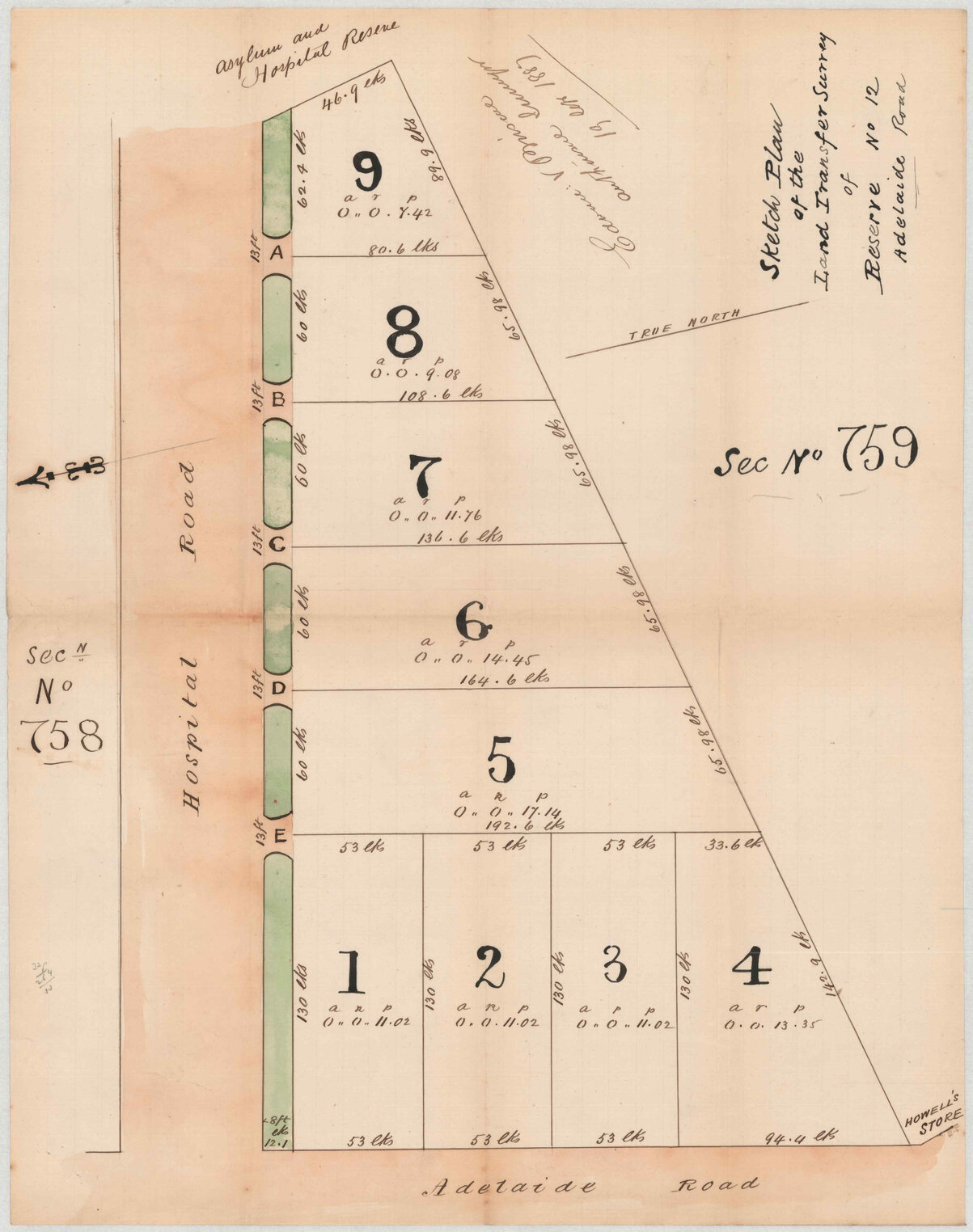 Asking for consent to rights of way (Hospital Trustees) - Edward V Briscoe