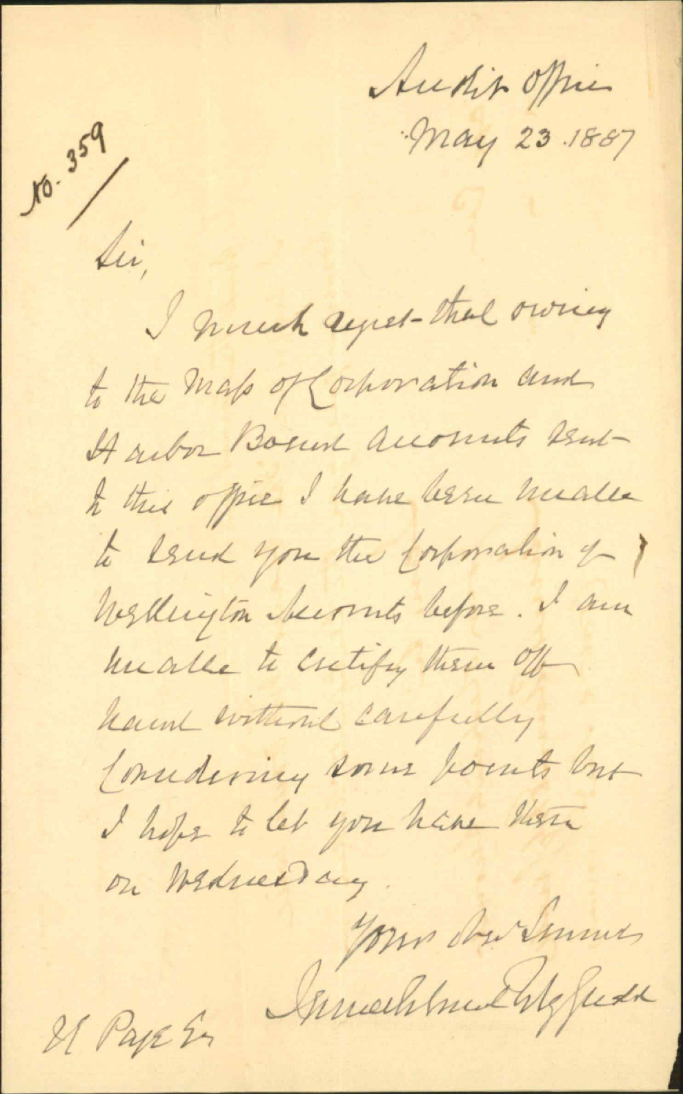 Account for 1886-7 - Controller and Auditor General