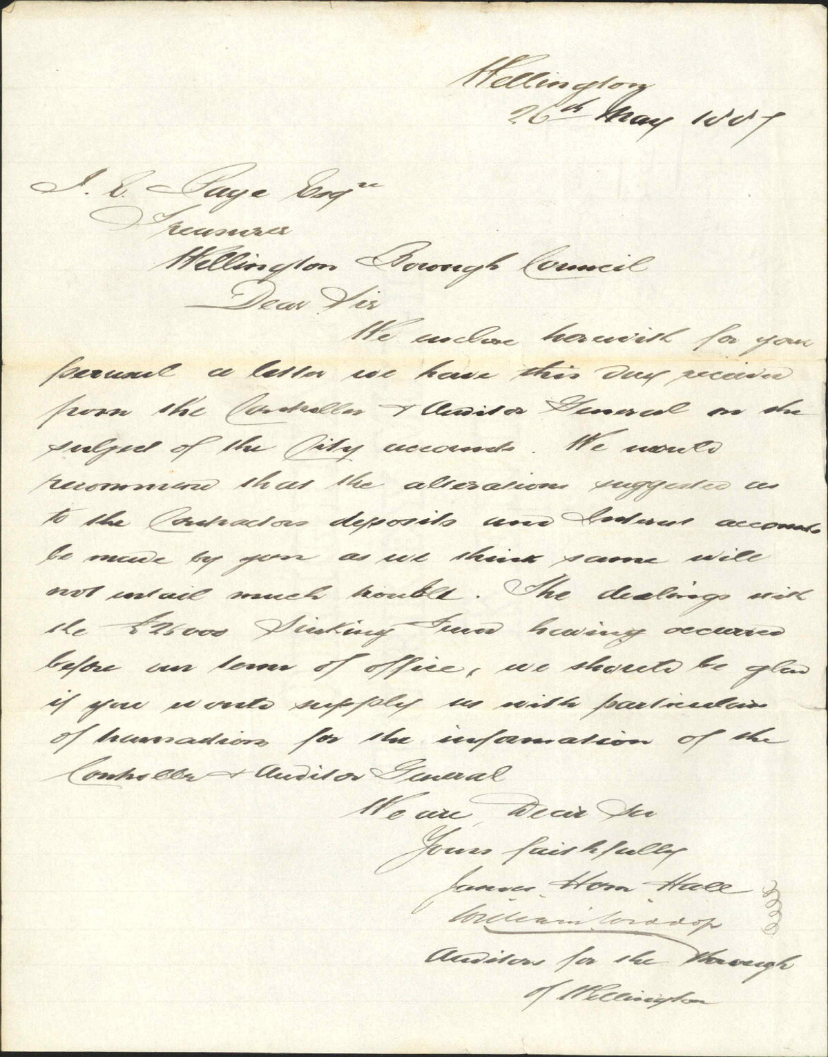 Accounts for 1886-1887 - City Auditors