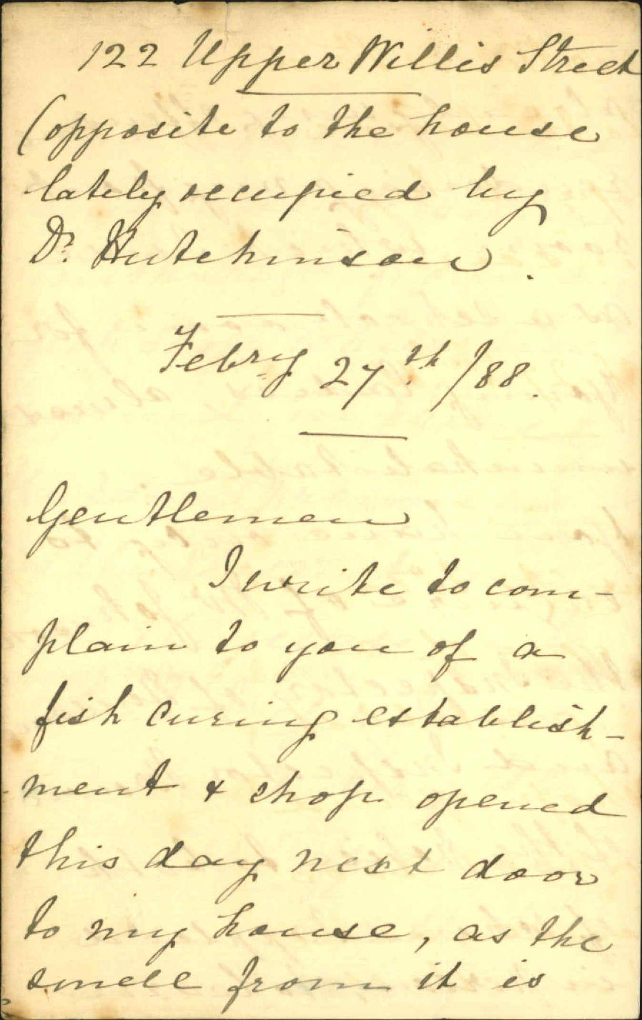 Fish curing establishment near her house - Frances E Nesfield