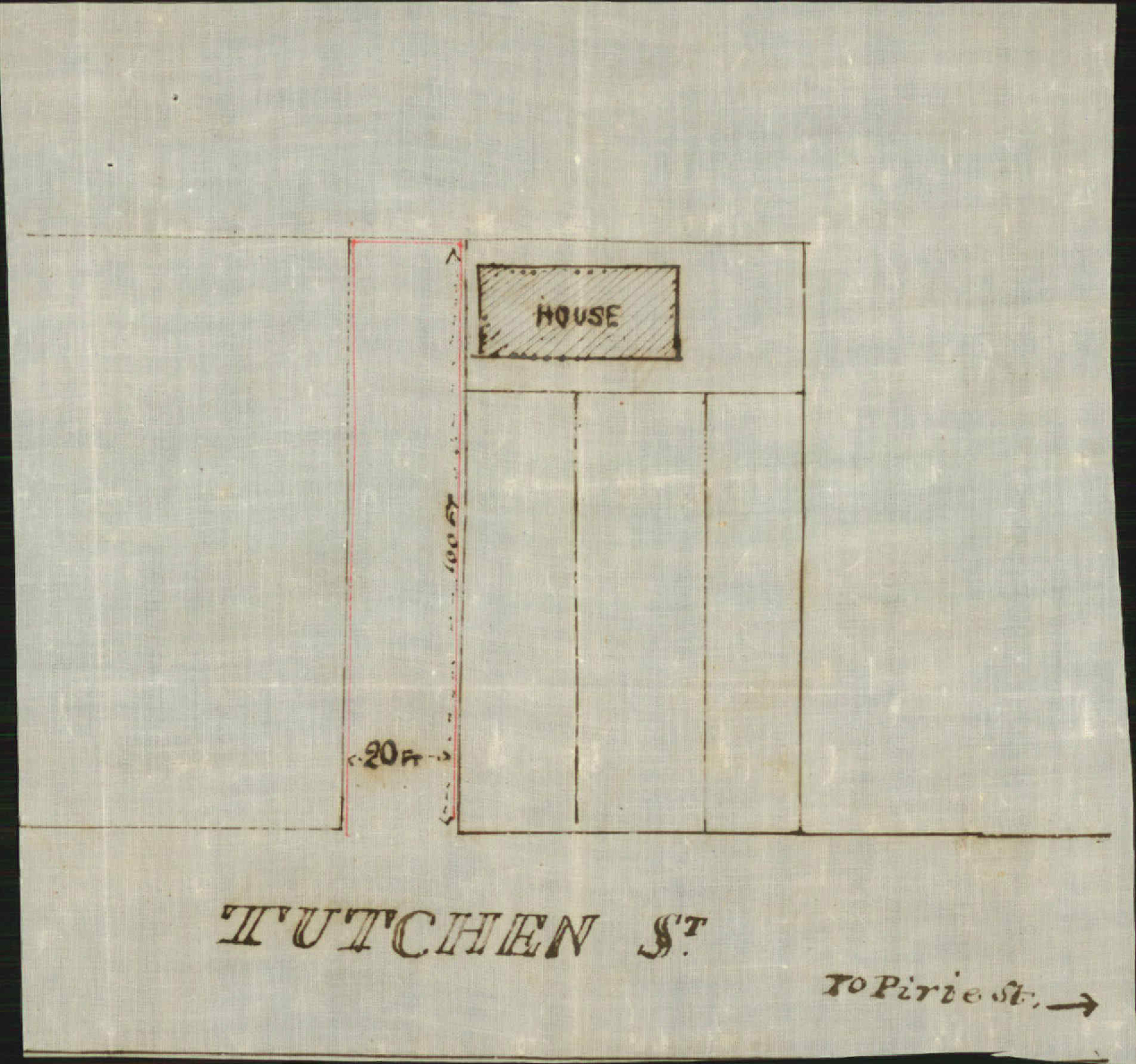 Asking consent to right of way off Tutchen Street - Chapman and Fitzgerald
