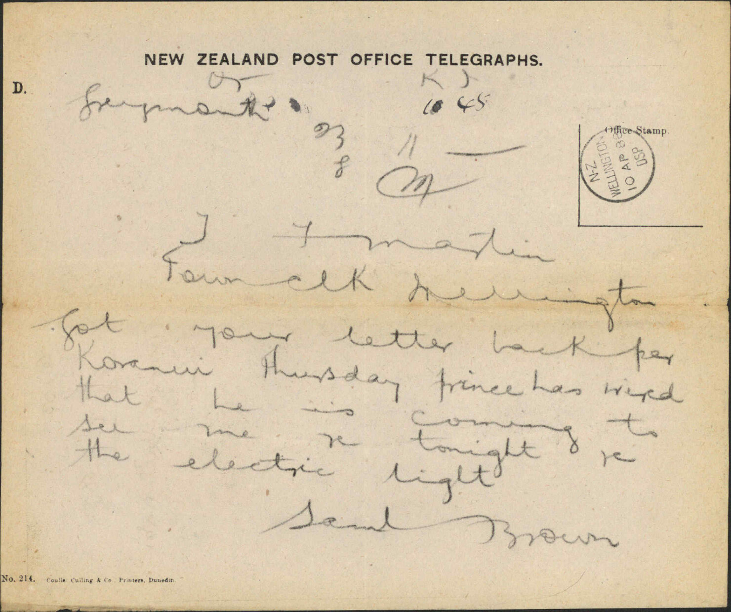 Expect to return on Thursday - Mayor of Wellington