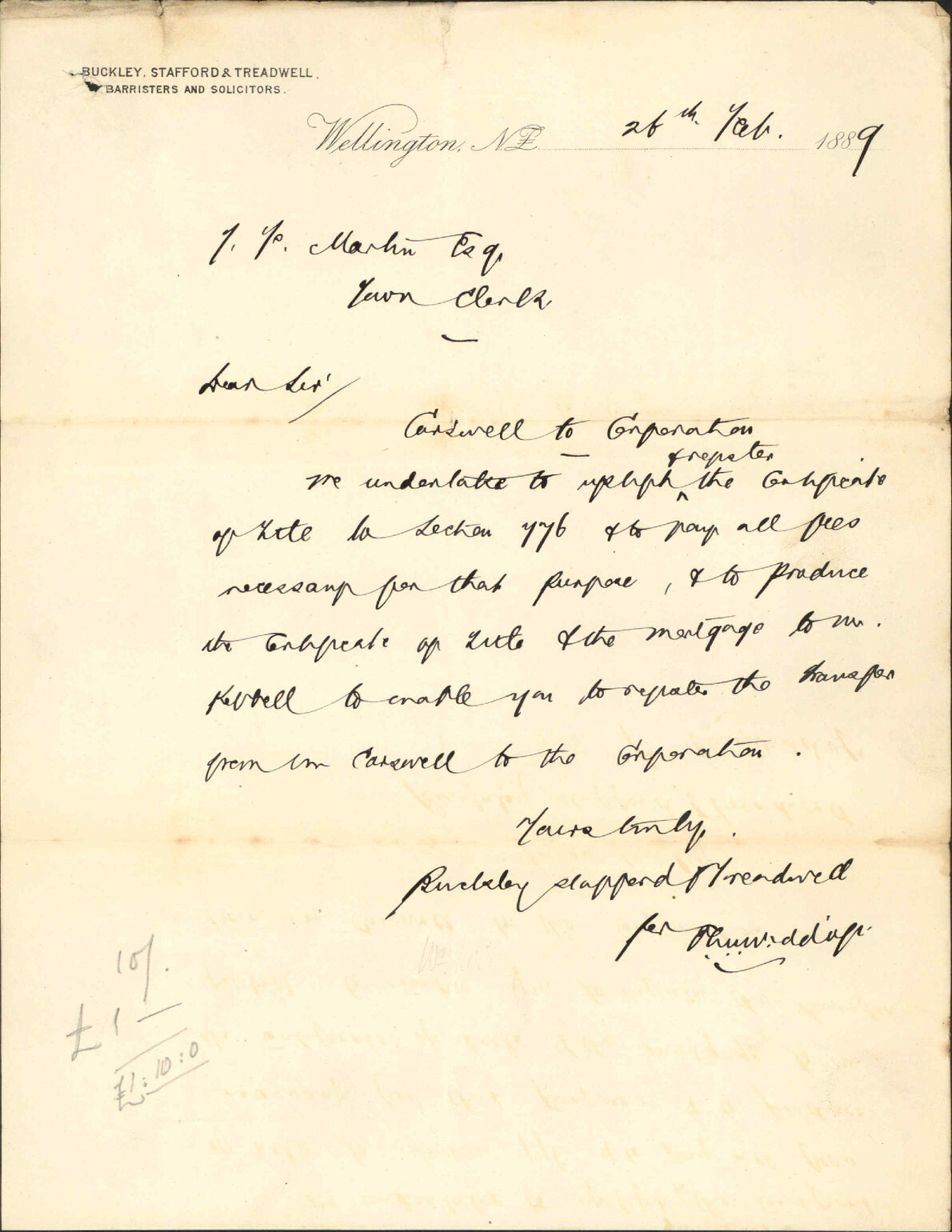 Carswell to Corporation - Buckley, Stafford &amp; Treadwell