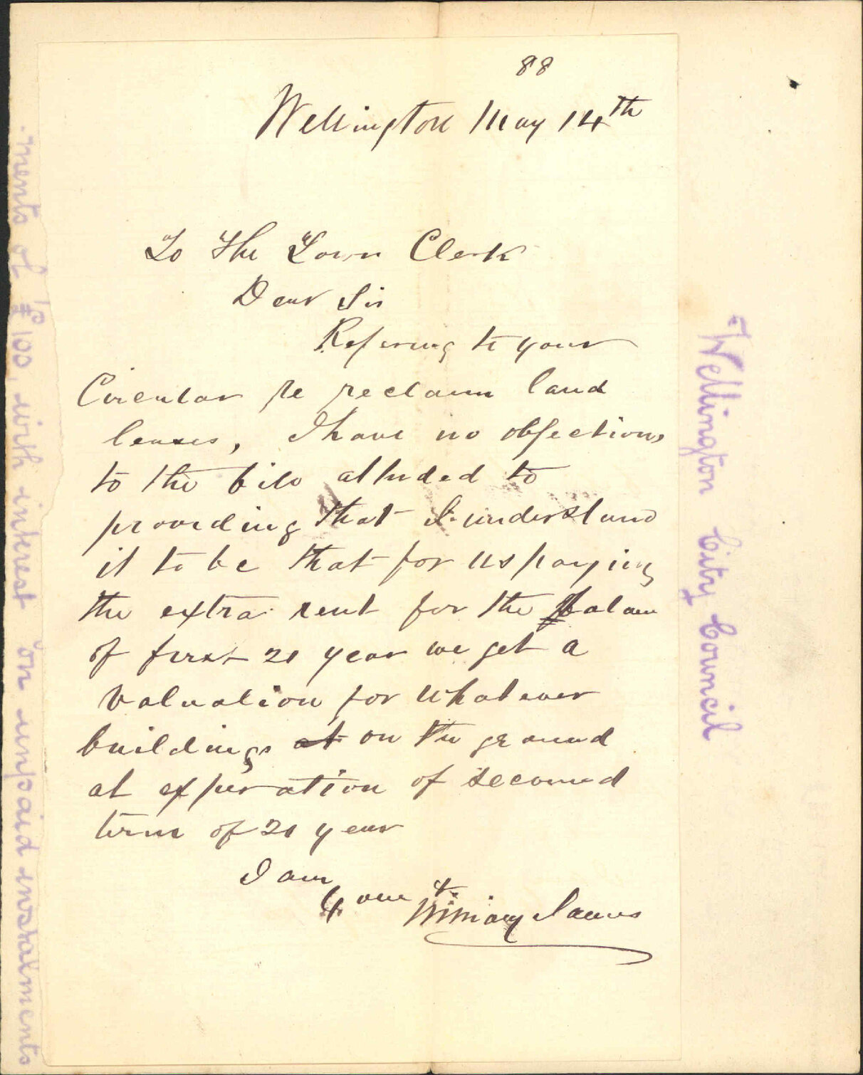 Corporation Leaseholds Bill - William James
