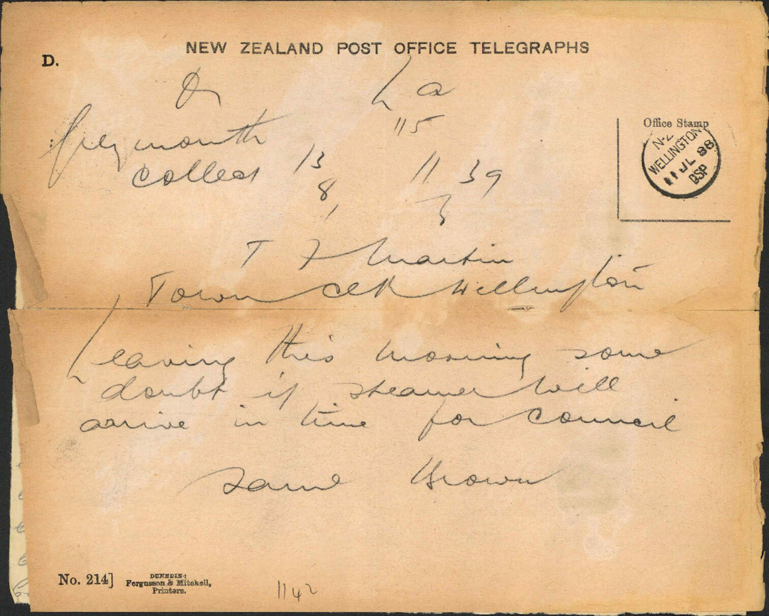 Return from Greymouth - The Mayor