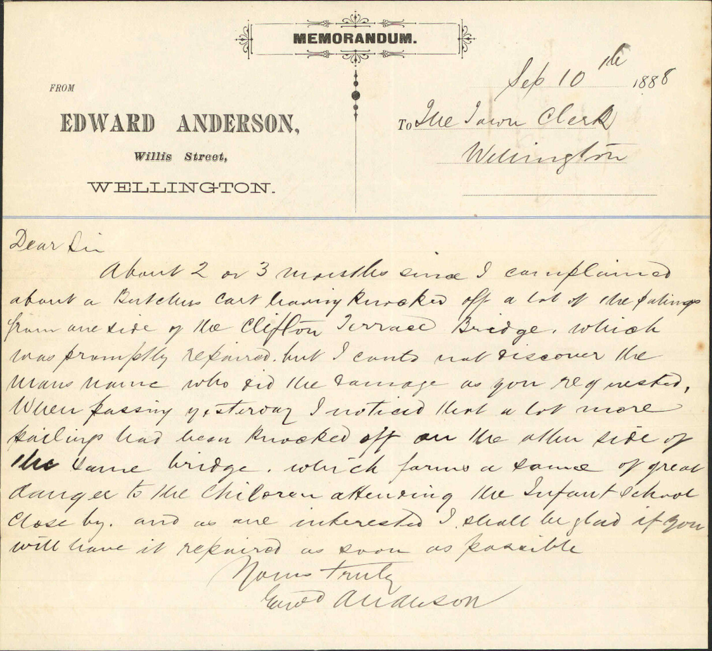 Bridge at Clifton Terrace - E Anderson
