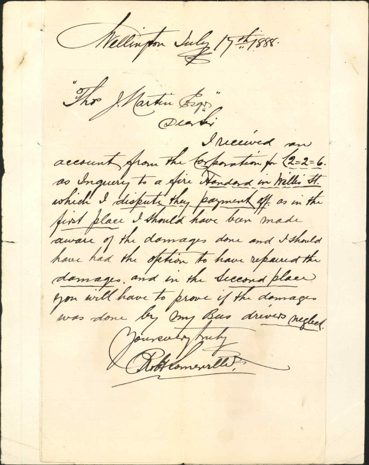 Forwarding Mr Hewitt's report regarding Somerville's breakage of fire standards - City Surveyor