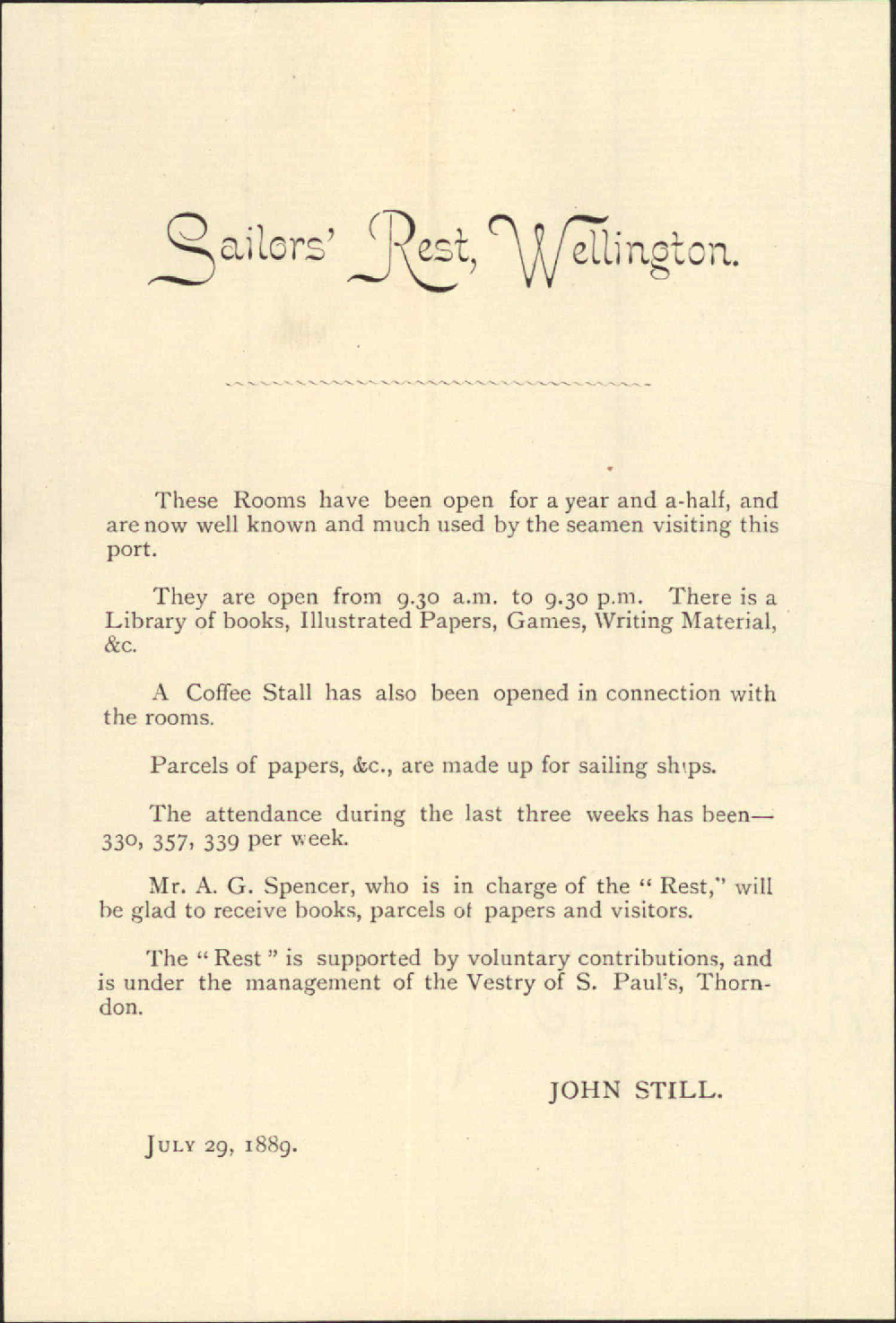 Asking for subscription - Sailors rest