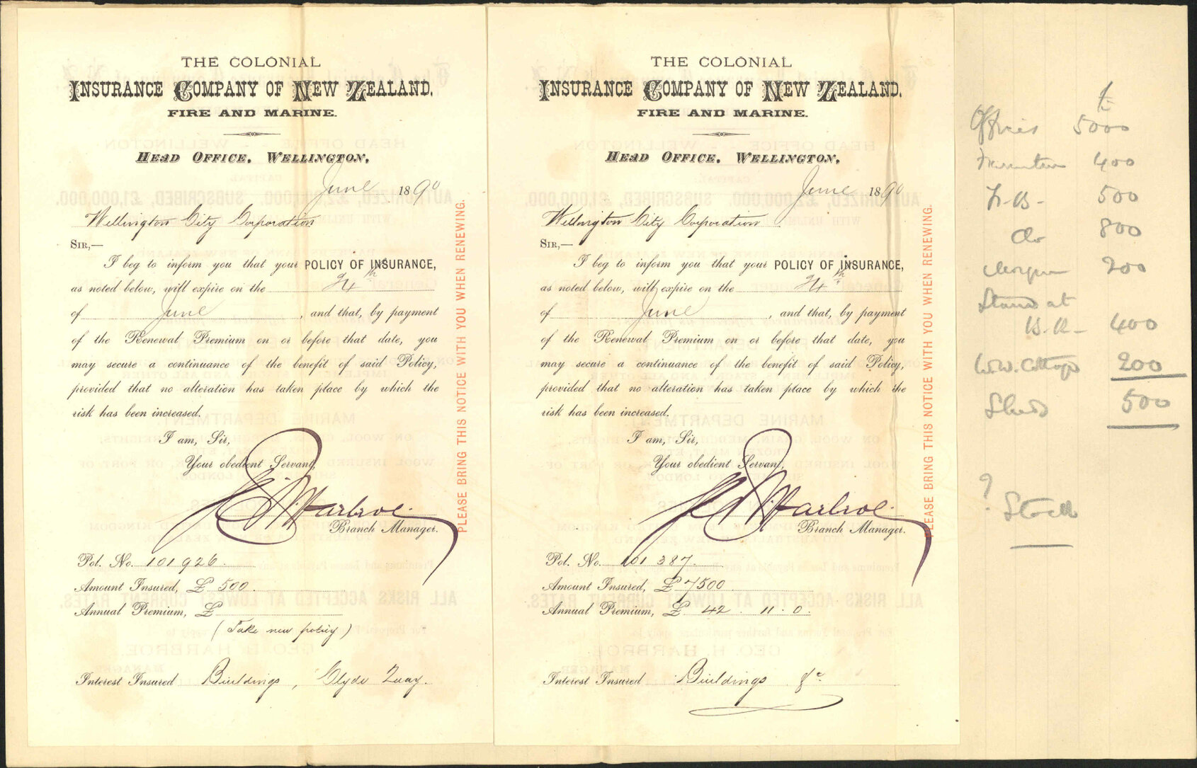 Insurance - Colonial Insurance Company