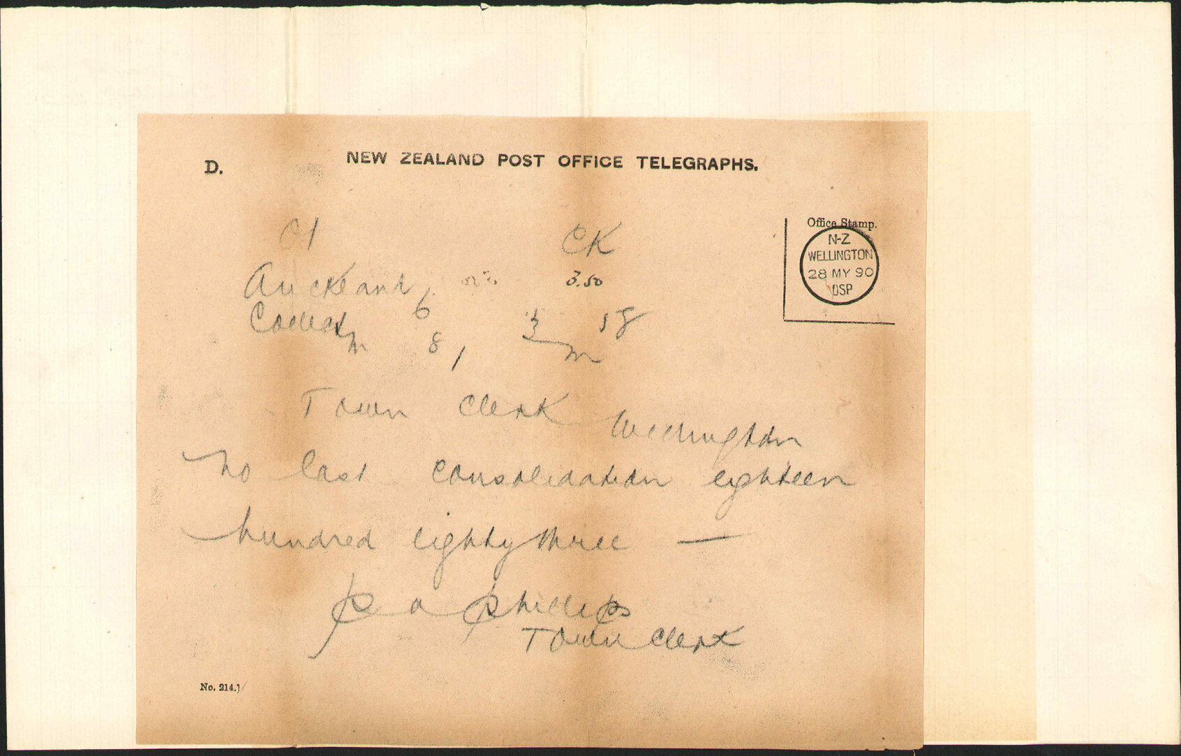 Loans consolidation - Town Clerk, Auckland